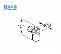 ROCA TWIN DOSIFICADOR A PARED